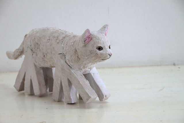 MITSUNORI KIMURA, The cat walking pattern, 2013. Photo: Gallery Kiche