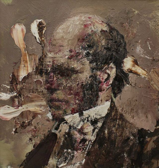 ADRIAN GHENIE, Charles Darwin as a Young Man, 2013. Courtesy the artist
