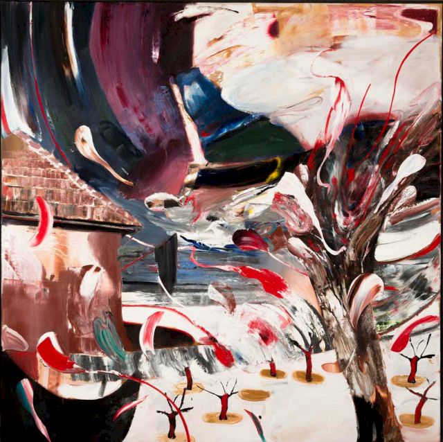 ADRIAN GHENIE, Black Flag, 2015. Courtesy the artist