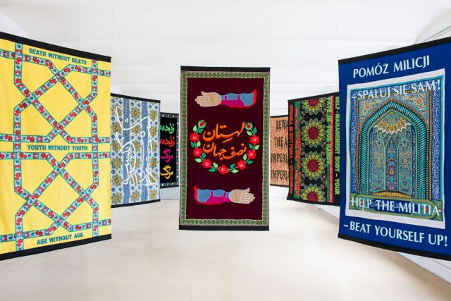 SLAVS AND TATARS, Friendship of Nations – Polish Shi’ite Showbiz, 2011 (installation view). Photo: Wolfgang Stahr