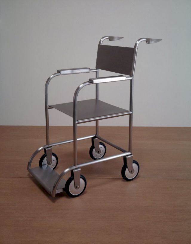 MONA HATOUM, Untitled (wheelchair), 1998. © Mona Hatoum. Courtesy White Cube. Photo: Edward Woodman