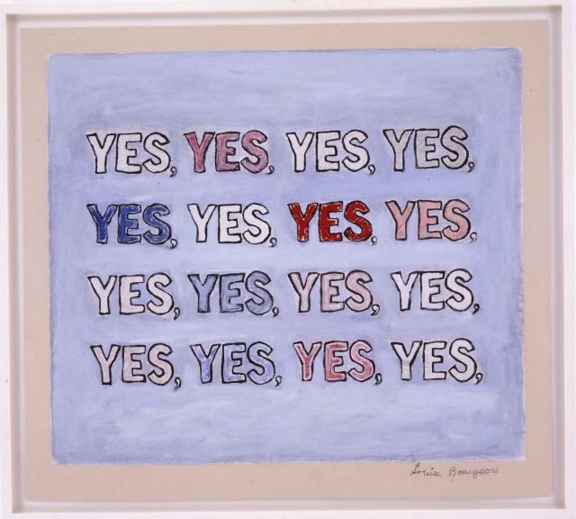LOUISE BOURGEOIS, YES, 2004. © The Easton Foundation & VG Bild-Kunst, Bonn 2014