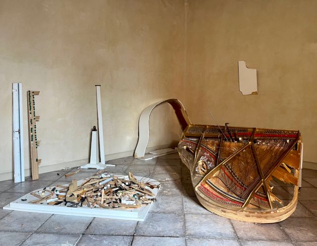 “Piano Work’T”, Philip Corner, 2023, Installation view @ Graci Collection