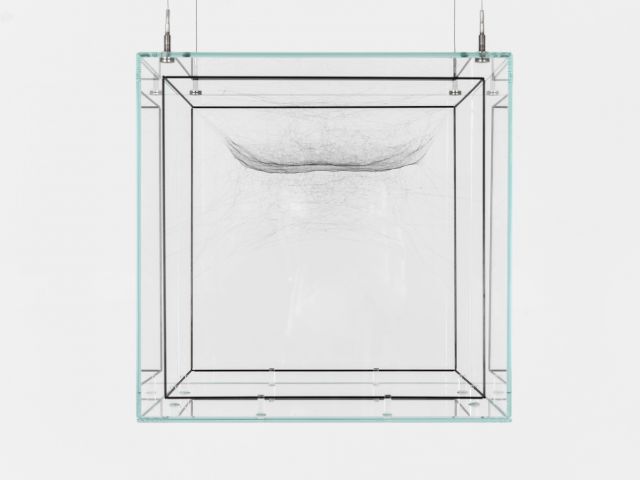 Tomás Saraceno, Hybrid Dark Semi-Social Choreography HD186791 Built by: a solo Cyrtophora citricola – one week, 2018, ©Studio Tomás Saraceno