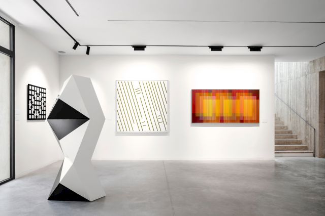 Exhibition « Mouvement | Hommage à Denise René » © Gabrielle Voinot for the Bonisson Art Center