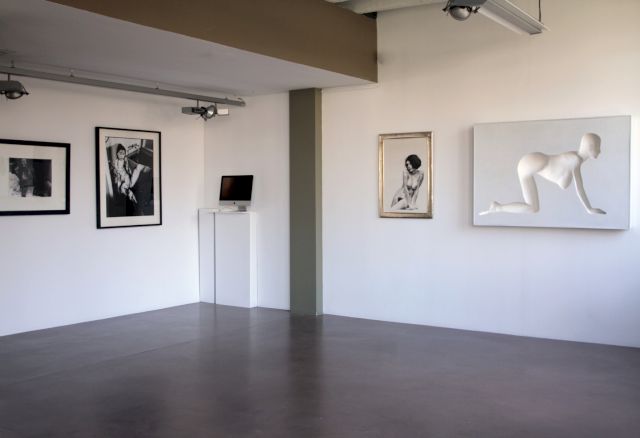 Exhibition XXH Temps 1, 2024 Fondation Francès, Clichy: Gerard Petrus Fieret Loving Laughing, Nobuyoshi Araki Tokyo Comedy, Gérard Gasiorowski La Question, Roy Adzak Growling Female ©Fondation Francès