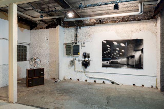 Exhibition view - the View at Loft, Servais Family Collection, Brussels, 2024 | works from left to right: Icaro Zorbar, Jean-Marc Bustamante © Hugard & Vanoverschelde