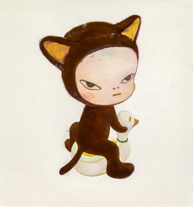 Yoshitomo Nara, Harmless Kitty, 1994, Acryl auf Leinwand, 150 × 140 cm, The National Museum of Modern Art, Tokyo © Yoshitomo Nara, courtesy Yoshitomo Nara Foundation