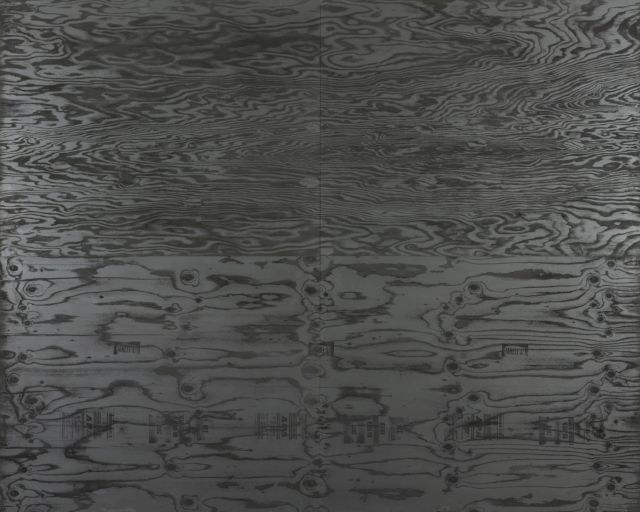 Adam McEwen, 'Untitled‘, 2013, Graphite on aluminum, 244 x 300 cm. Photo: Johannes Stoll / Belvedere, Wien