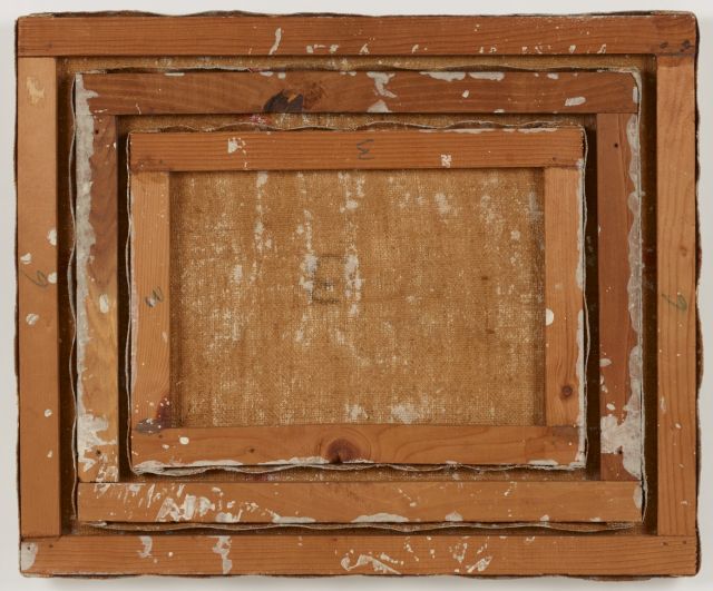 Giulio Paolini, 'Untitled', 3 resersed primed canvases mounted one inside the other, 40,6 x 50,8 cm. Photo: Johannes Stoll / Belvedere, Wien