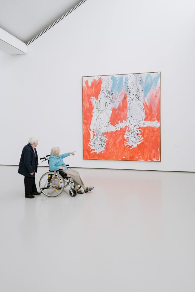 Georg Baselitz, 'o strass endet.‘, 2013. Photo: Frank Kleinbach