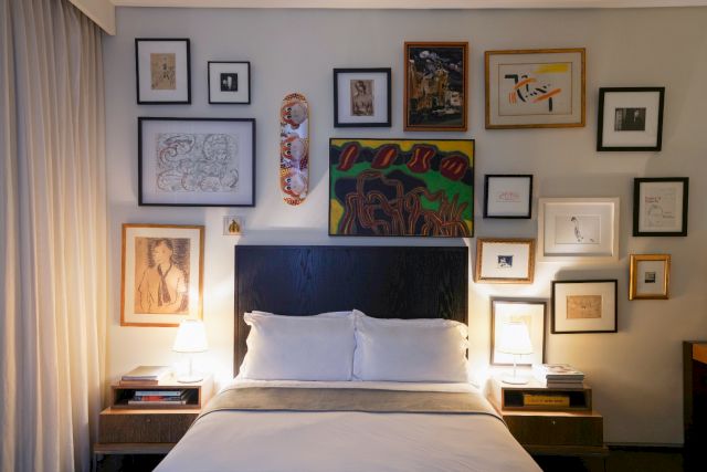 Nashar, Erica, Pupuk DP , Putu Sutawijaya, Mangu Putra, Jeff Koons. Photo: Courtesy of Indra Leonardi