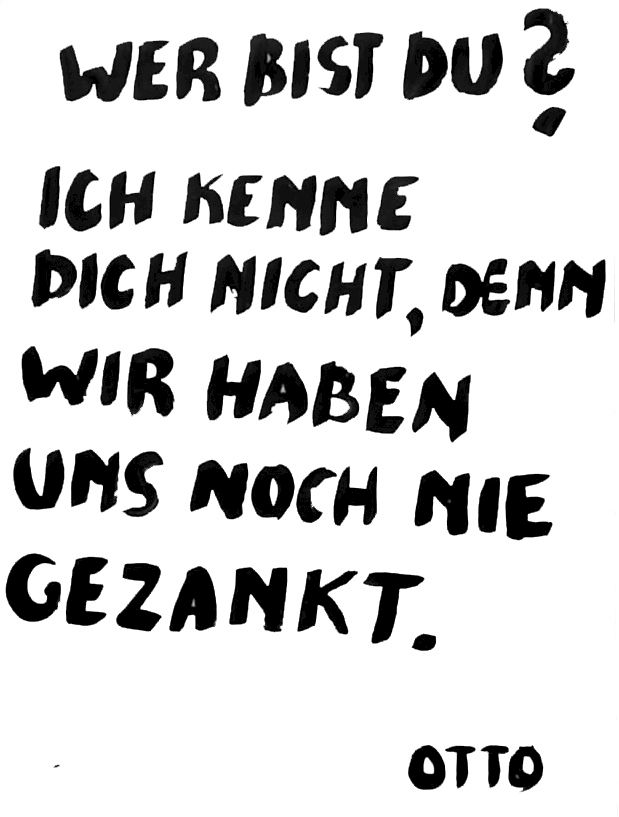 Otto Bruderer, 'Wer bist du?'. Photo: Courtesy of Durchgang Gallery