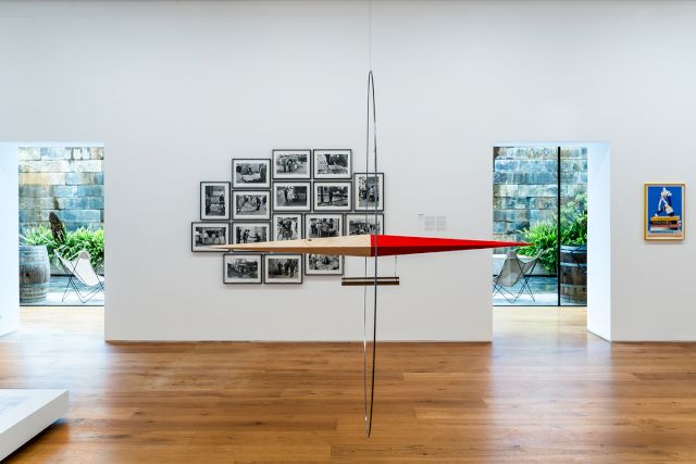 Installation view: Olafur Eliasson, Anri Sala, Simon Fujiwara. Photo by Lais Pereira