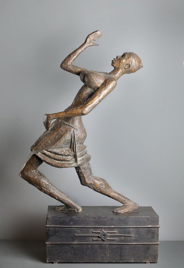 Ben Enwonwu, 'Africa Dances', Bronze, 1959. Photo: Courtesy of Yemisi Shyllon Museum of Art