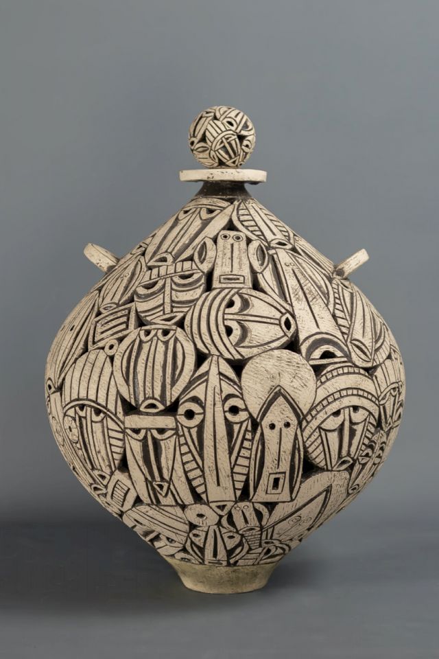 Nathalie Djakou Kassi, 'Pandora's Box', Glazed Clay, 2018. Photo: Courtesy of Yemisi Shyllon Museum of Art