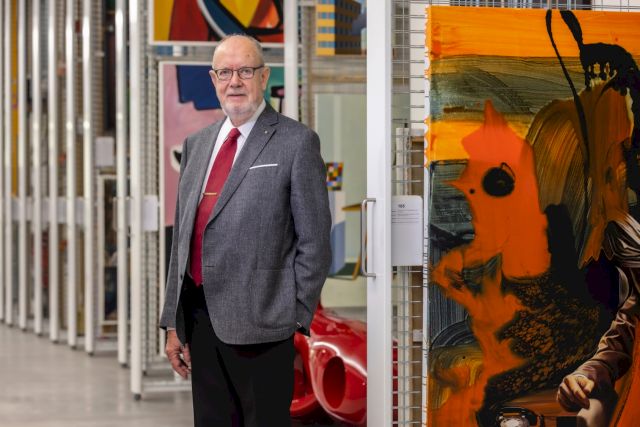 Collector and museum founder, KR Heinz Josef Angerlehner. Photo by Monika Löff