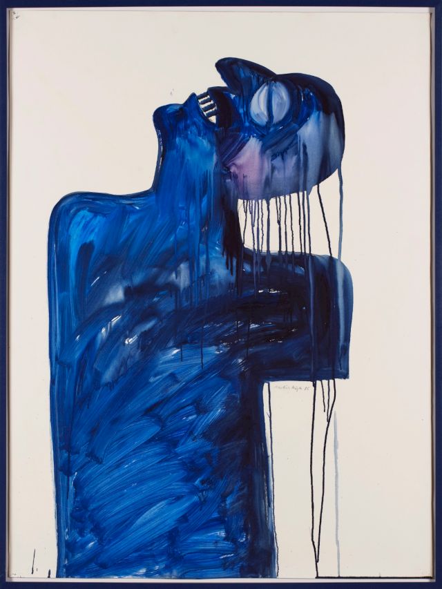 Martina Kügler, 'blue melting head 1984'. © A Private Collection