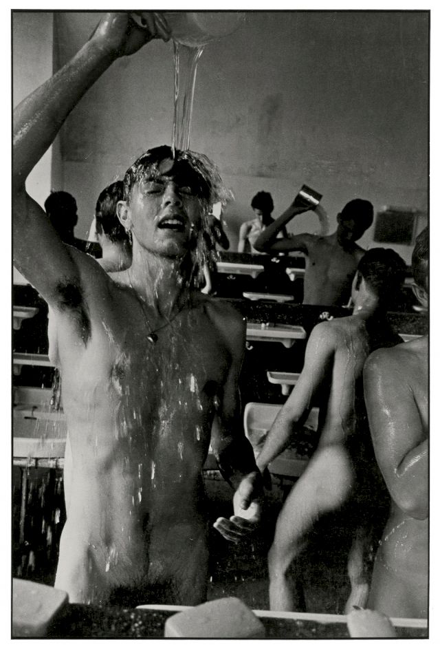 Will McBride, 'Schloss Schule Salem Mike in the Shower'. © Will McBride Archive. Courtesy of A Private Collection