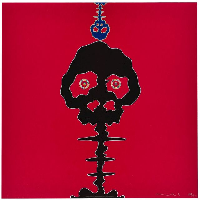 Takash Murakami, 'time bokan red'. Courtesy of A Private Collection