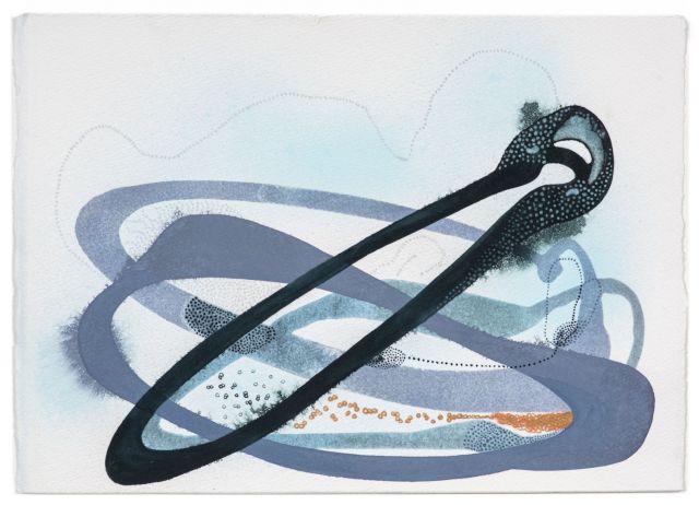 Manisha Parekh, 'Wings 1', Watercolour, inks on Fabriano paper, 11 x 15.2 in, 2021. Image © Manisha Parekh. Courtesy of Saloni Doshi Collection