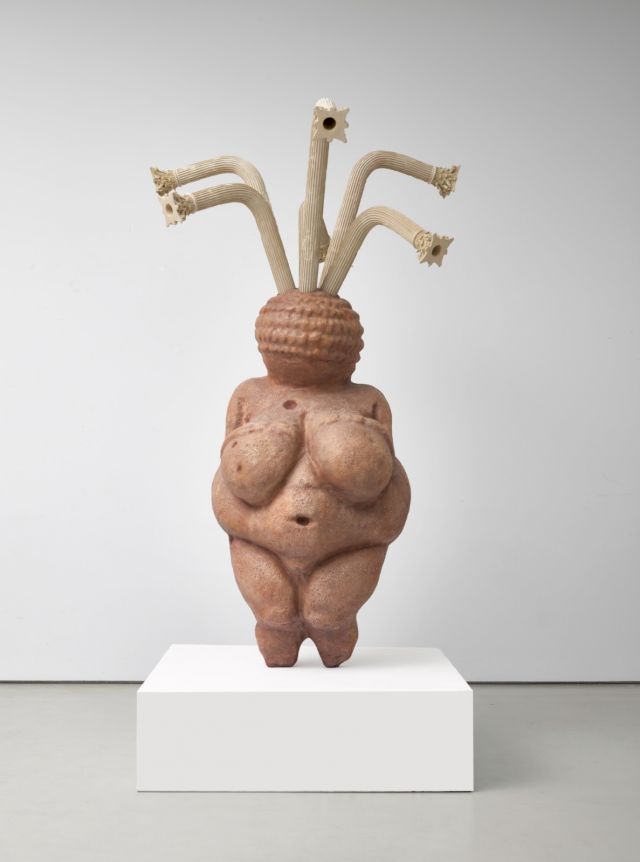 XU ZHEN® 徐震®, The Venus of Willendorf: from the series Beverage, 2024, resin, mineral pigments, 225 x 165 x 130 cm. Images courtesy of the Artists and the White Rabbit Collection.