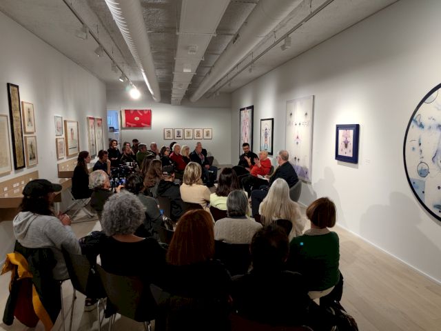 “Zush in Ibiza” conference, 2023. Photo © Arxiu de la Fundació Suñol and Santi Periel.