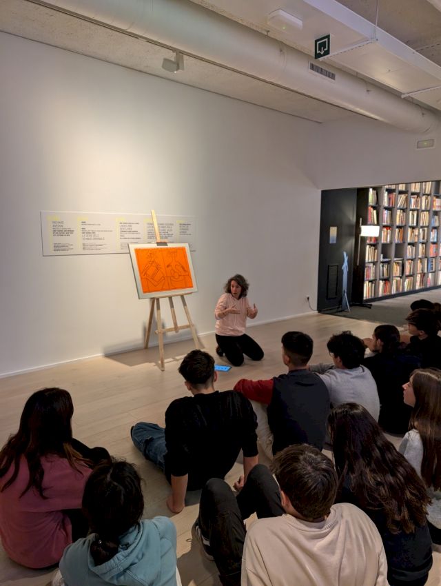 Educational program with the educative projects for young minds, 2024. Photo © Arxiu de la Fundació Suñol and Santi Periel.