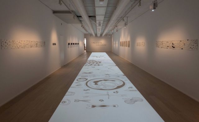 "Andar con el río” by Eva Lootz, 2023. Photo © Arxiu de la Fundació Suñol and Santi Periel.