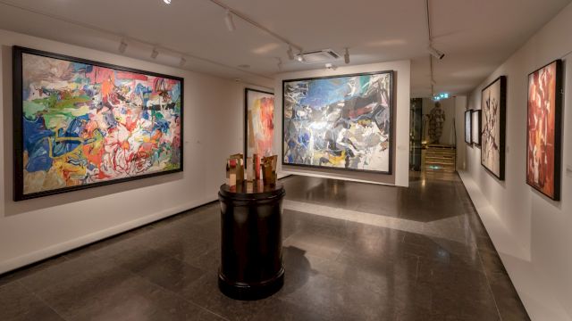 Abstract Expressionist Gallery at FAMM. Photo by Jérôme Kelagopian
