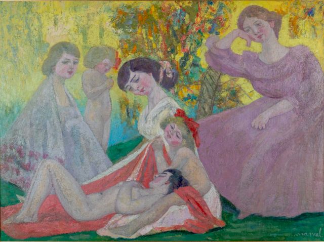 Jacqueline Marval, Le fils du roi, Oil on canvas, 1906. Photo by Jérôme Kelagopian