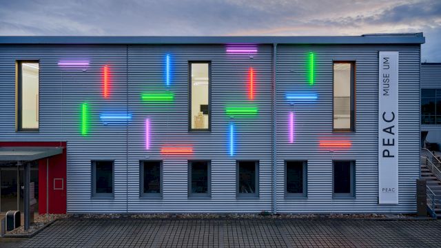 Installation view: Rhythm Is a Dancer, PEAC Museum, 2024. © VG-Bildkunst, Bonn 2025, Photo: Bernhard Strauss