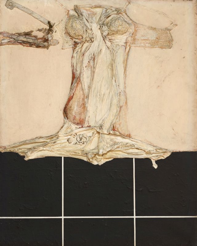 Teresa Rudowicz, Untitled, 1971, own technique, 100 x 80,5 cm. STARAK COLLECTION © Heirs of Teresa Rudowicz