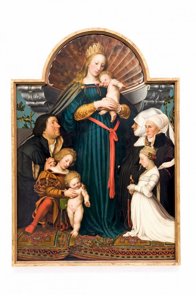 Hans Holbein the Younger, Madonna of the Lord Mayor Jacob Meyer zum Hasen, 1525/26 and 1528, Würth Collection, Inv. 14910, Photo: Würth