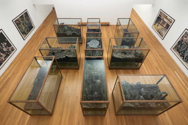 Jake and Dinos Chapman, The End of Fun, 2010, mixed media in nine vitrines. Installation view, 'Vexation of Spirit. The Duerckheim Collection x Serralves', Fundação de Serralves - Museu de Arte Contemporânea, Porto, Portugal, from 14 May 2026 to 01 Nov 2026. Photos © Filipe Braga, courtesy Fundação de Serralves, Porto, Portugal.
